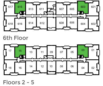 Essex 6th Floor Locations