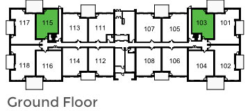 Welland floor locations: ground floor